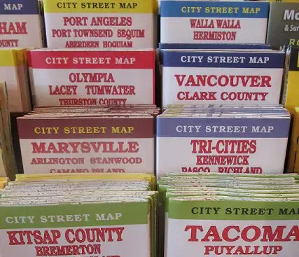 City Street Maps of Cities in Washington
