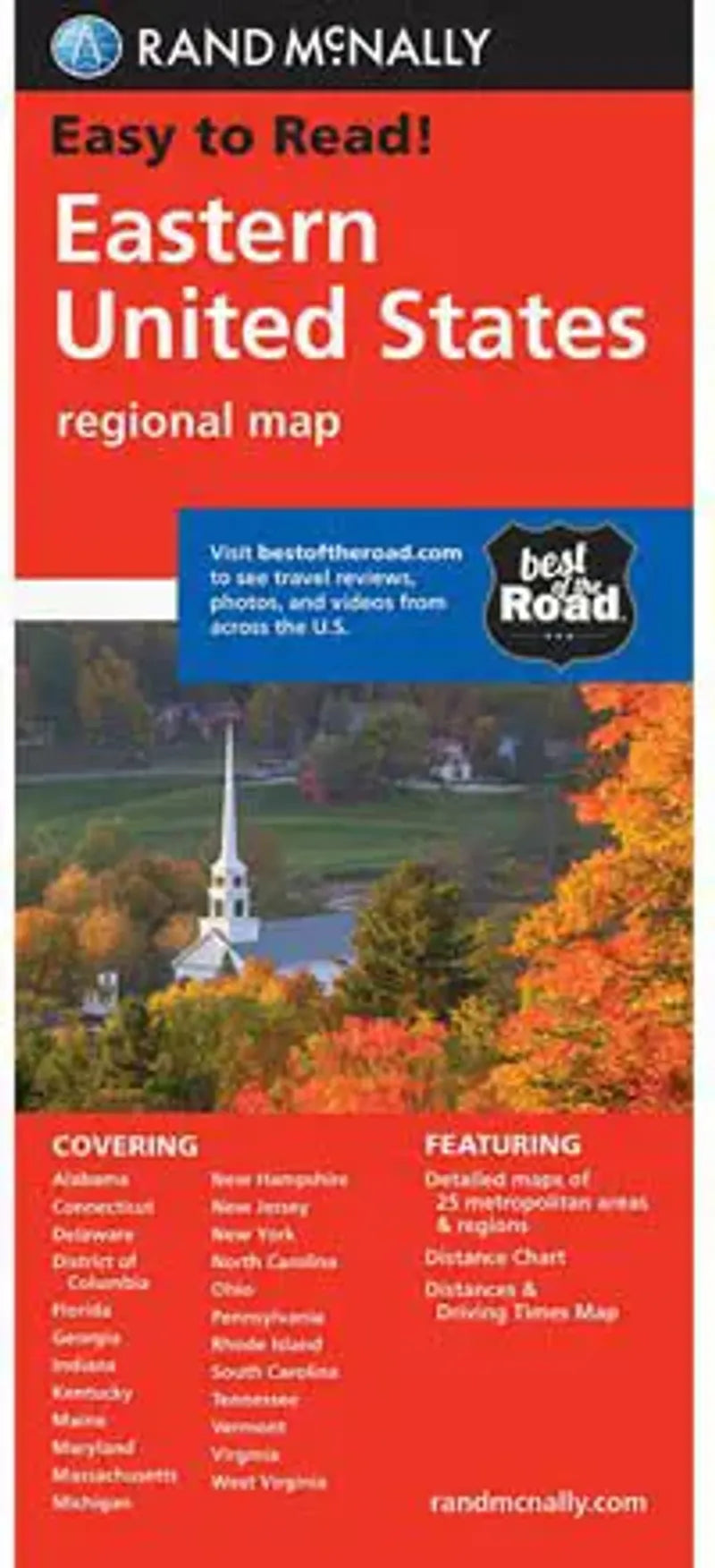 Eastern US Road Map