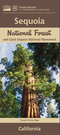 Sequoia National Forest Service Map