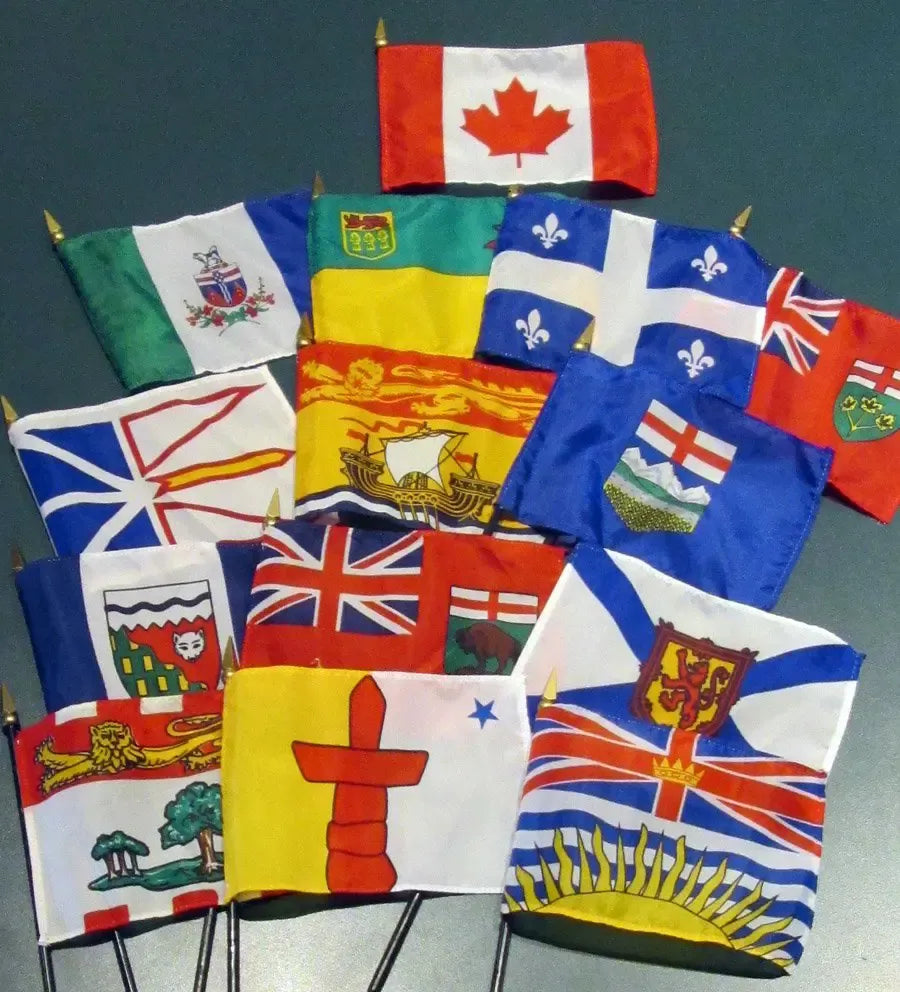 Canada Mini Flags (Provinces & Territories)