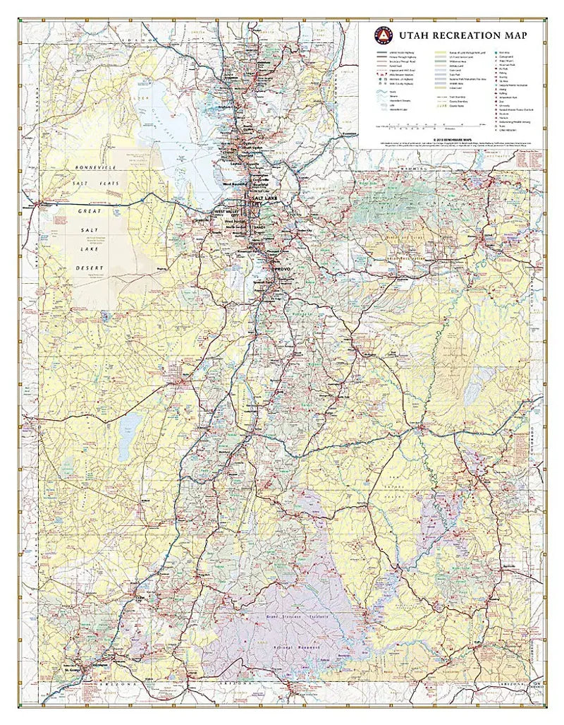 Utah Recreation Map