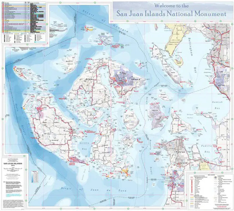 San Juan Islands Recreation Map