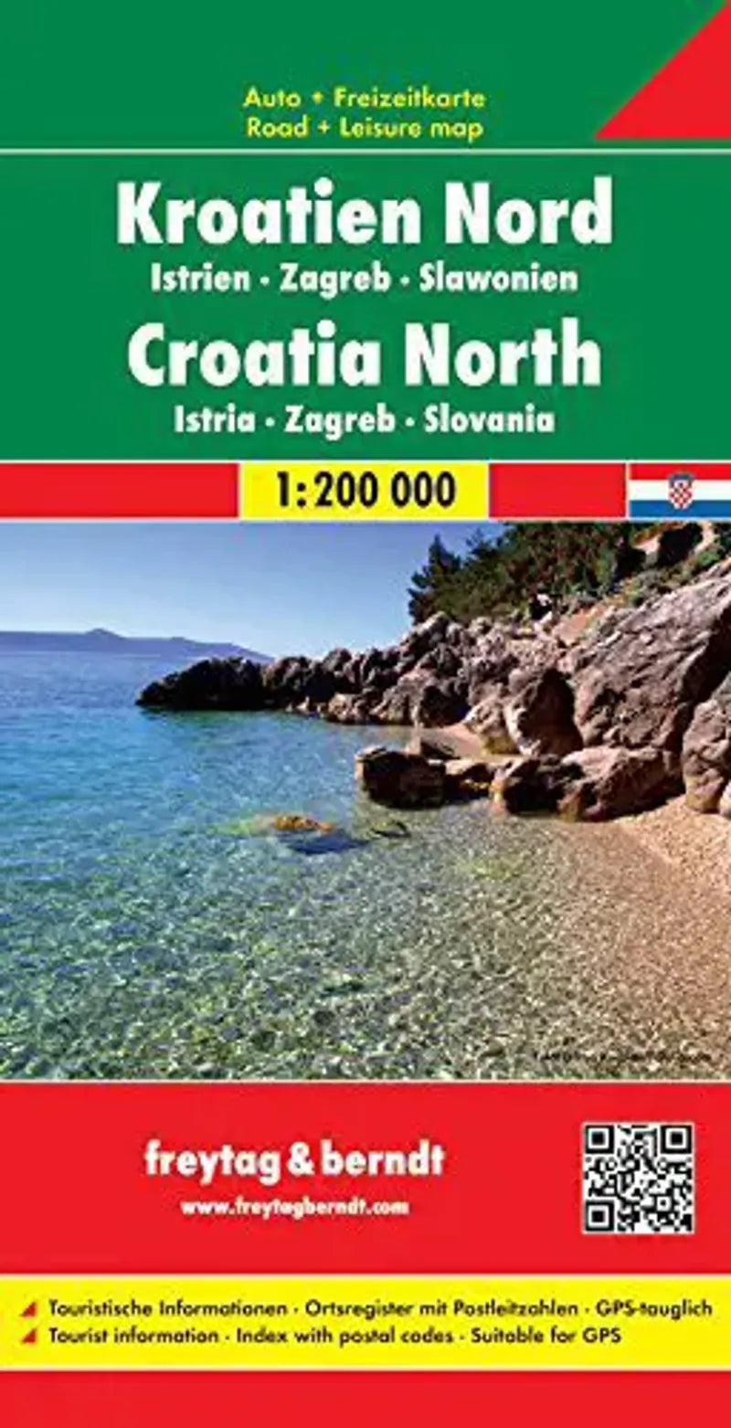 Croatia North by Freytag & Berndt