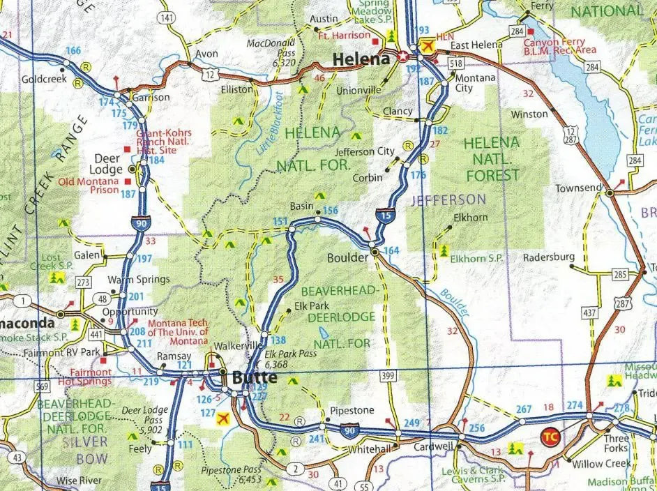 Big Sky Country Regional Map