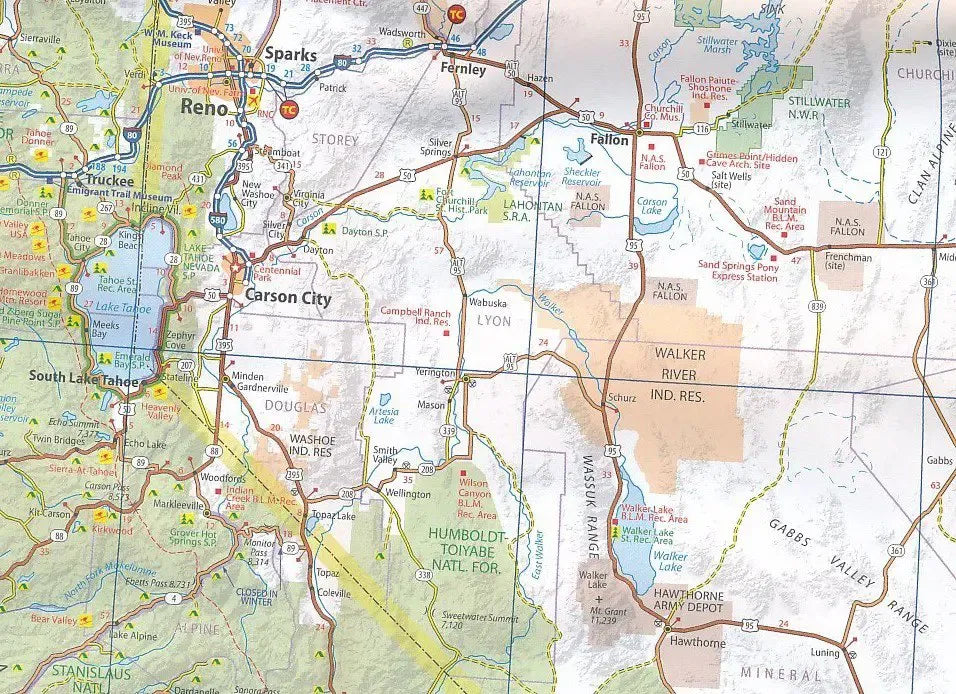 California & Nevada Regional Map