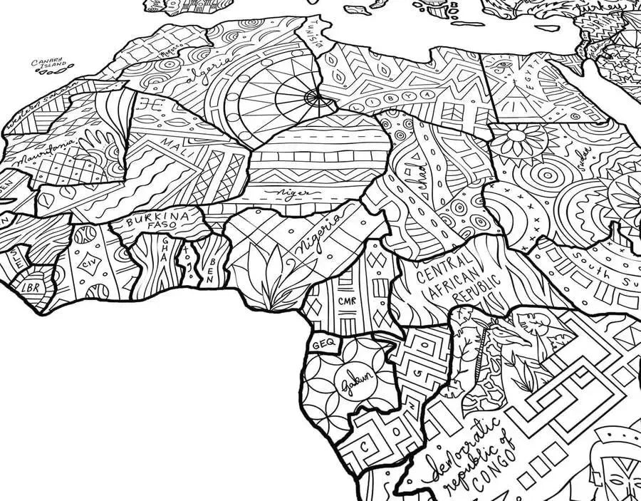 Coloring World Map