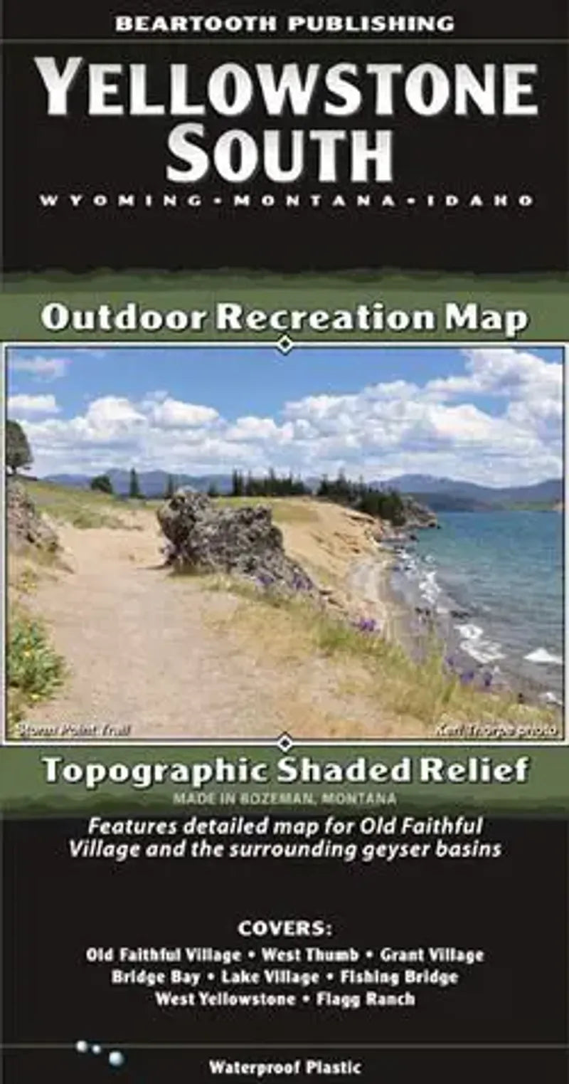 Yellowstone South Hiking Map