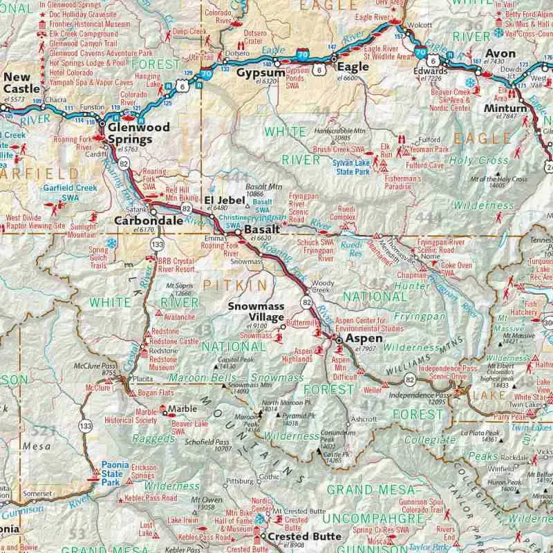 Colorado Recreation Map