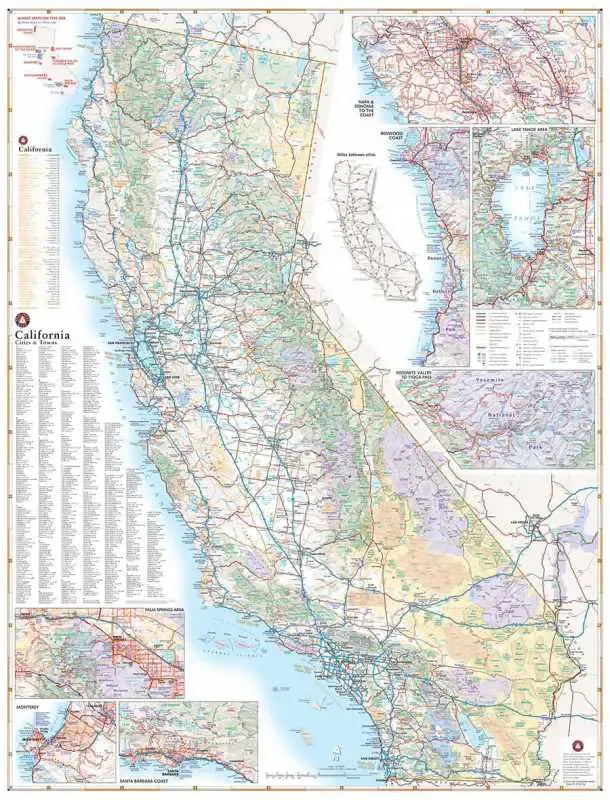 California Recreation Map