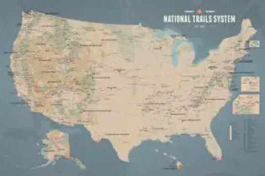 US National Trails Map