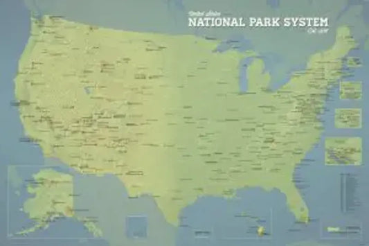 US National Parks Map
