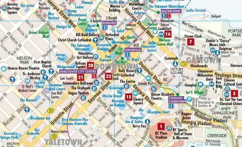 Vancouver City Map l Borch