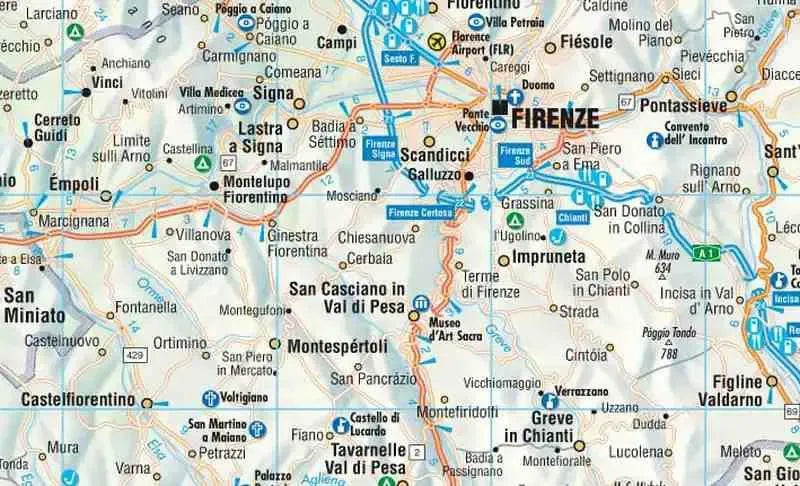 Tuscany Travel Map l Borch