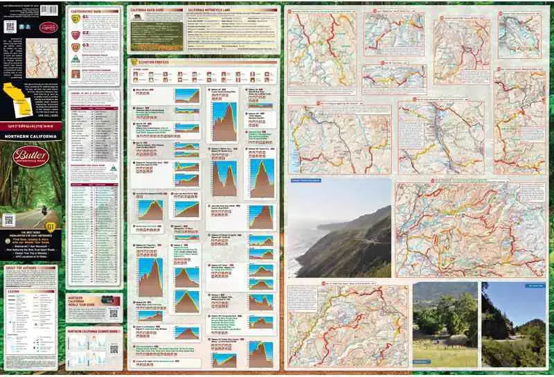 Northern California Motorcyle Map