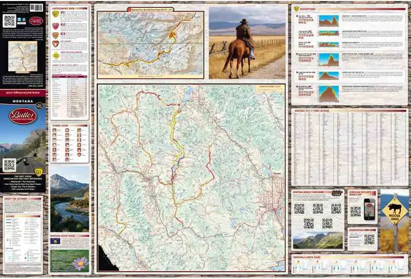Montana Motorcyle Map