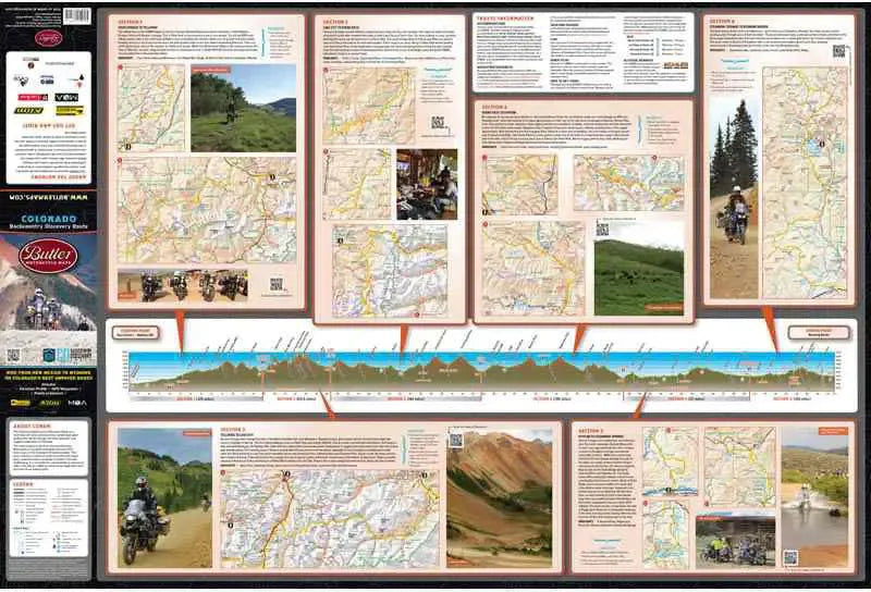 Colorado Backcountry Motorcyle Map