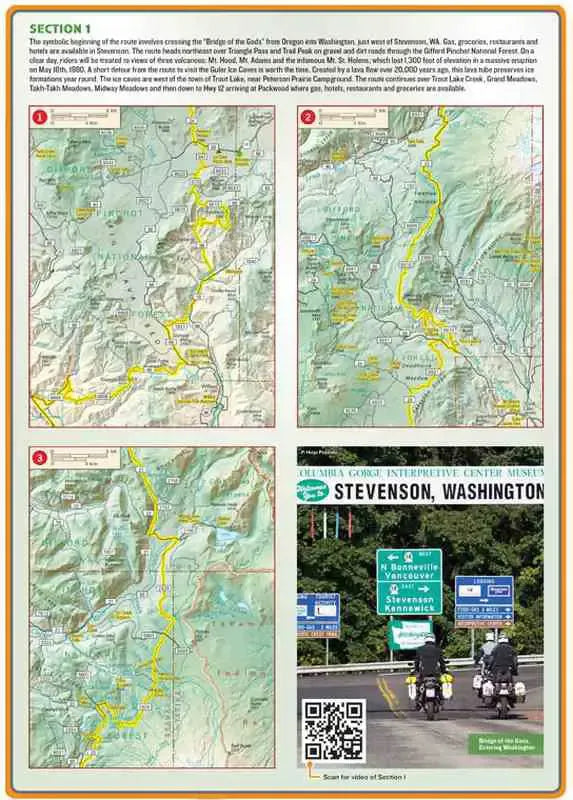 Washington Backcountry Motorcyle Map