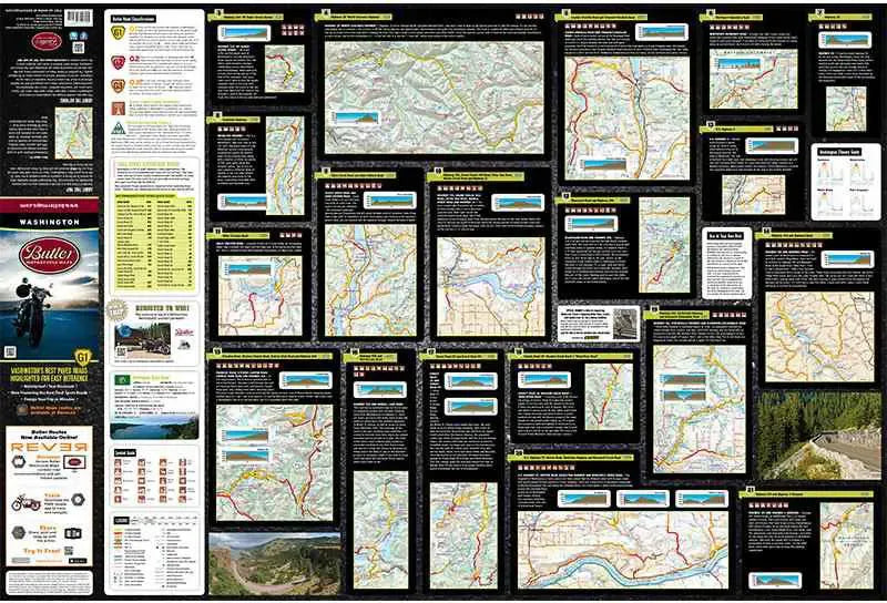 Washington Motorcyle Map