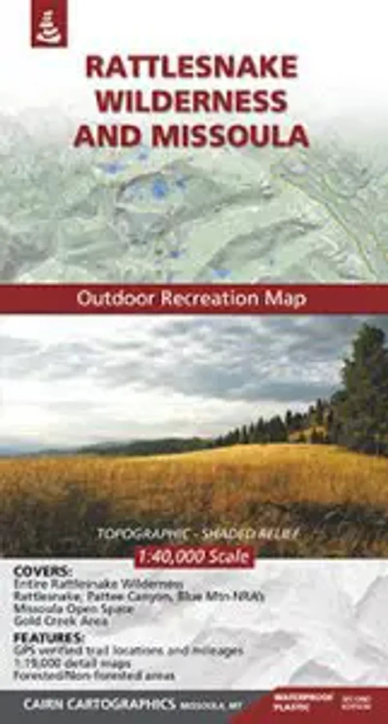 Rattlesnake Wilderness Recreation Map