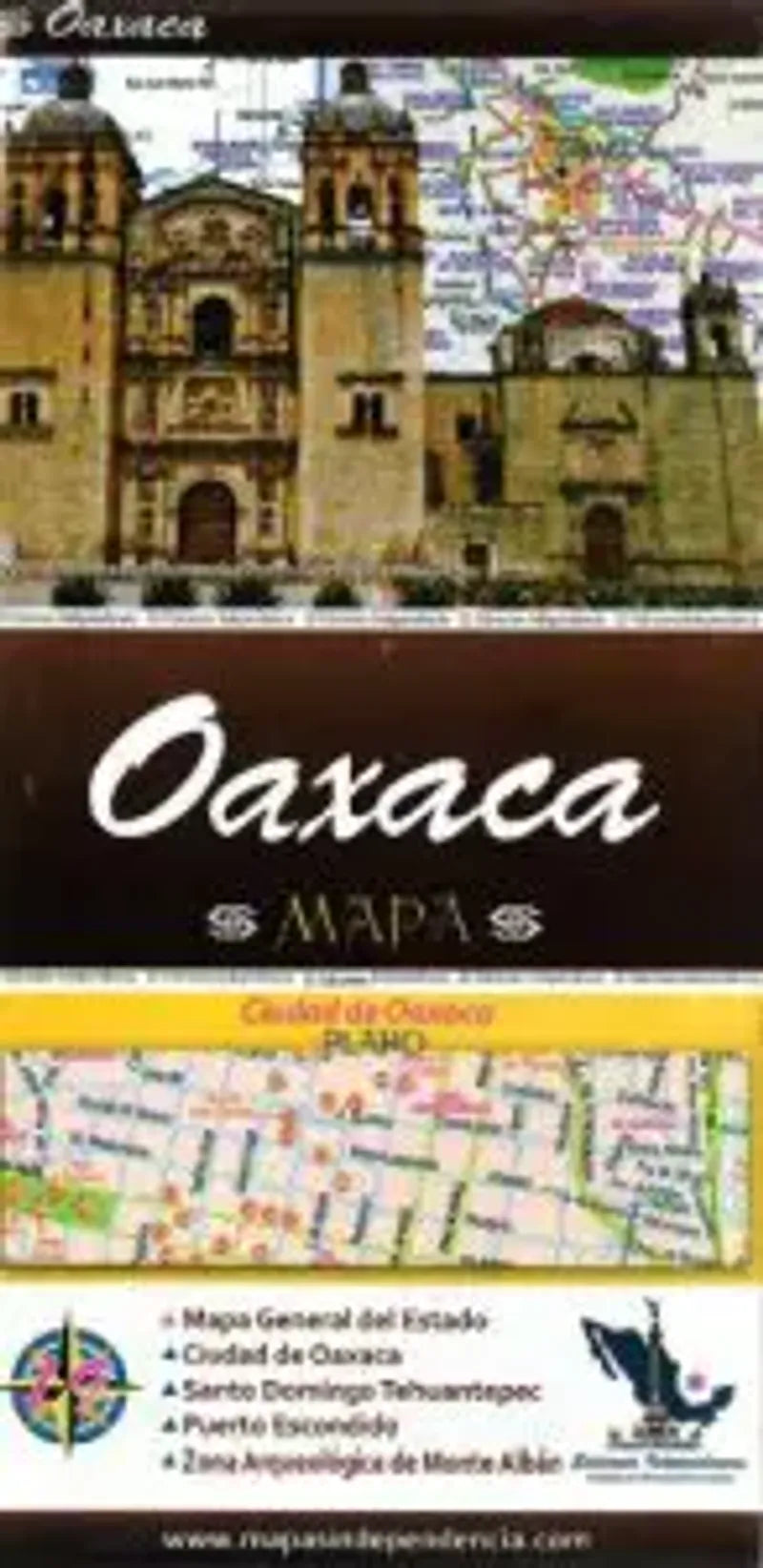 Oaxaca, Mexico State Map