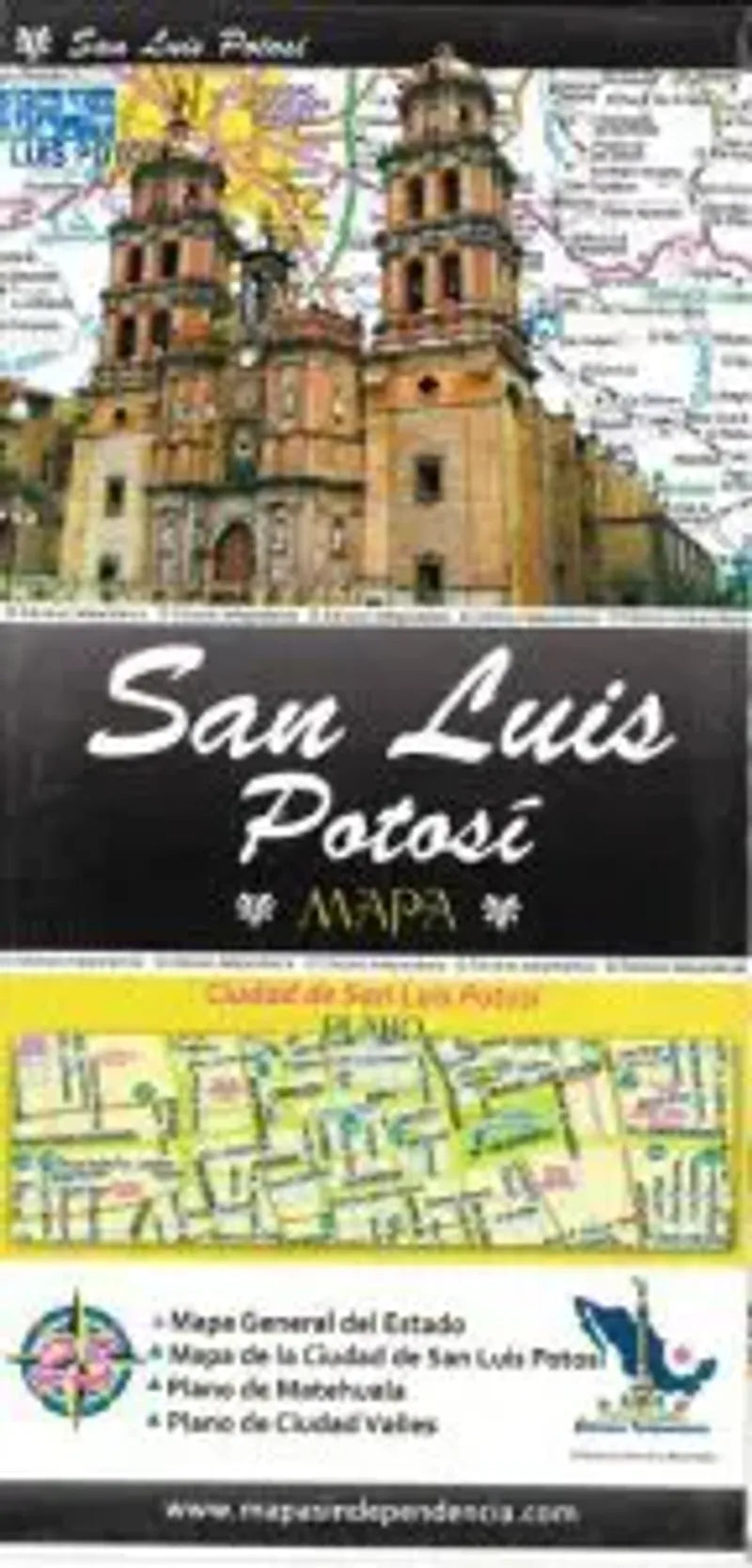 San Luis Potosi, Mexico State Map