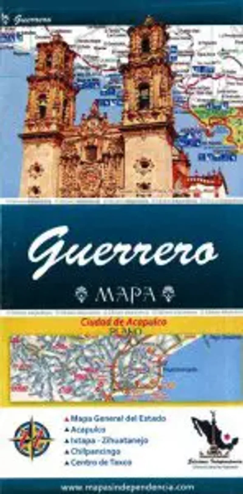 Guerrero, Mexico State Map
