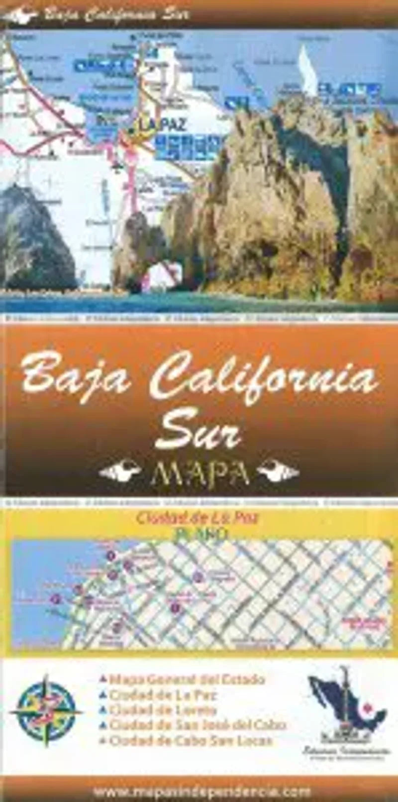Baja South, Mexico State Map