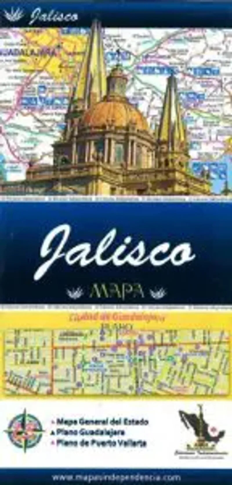 Jalisco, Mexico State Map