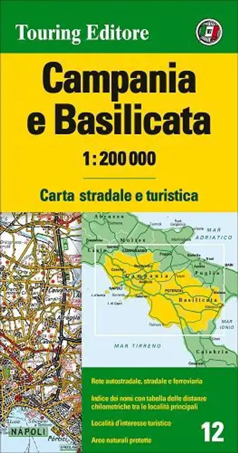 Campania Travel Map l Touring Club of Italy