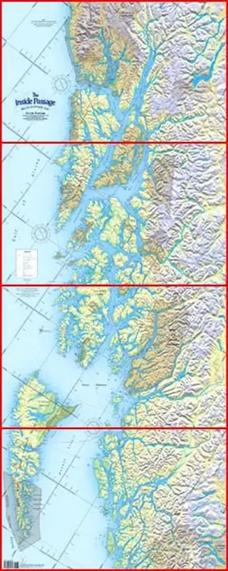 Inside Passage Map - North Half