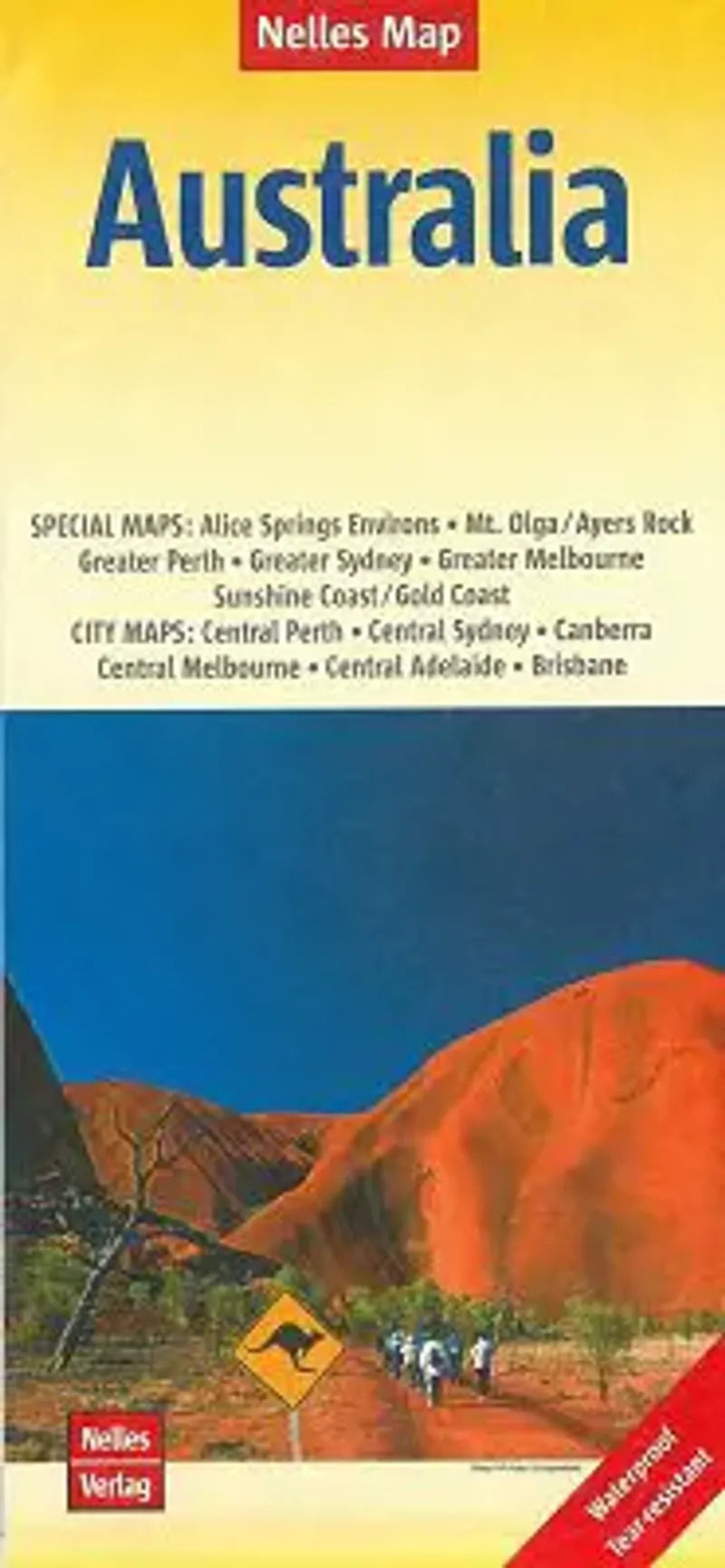 Australia Travel Map by Nelles