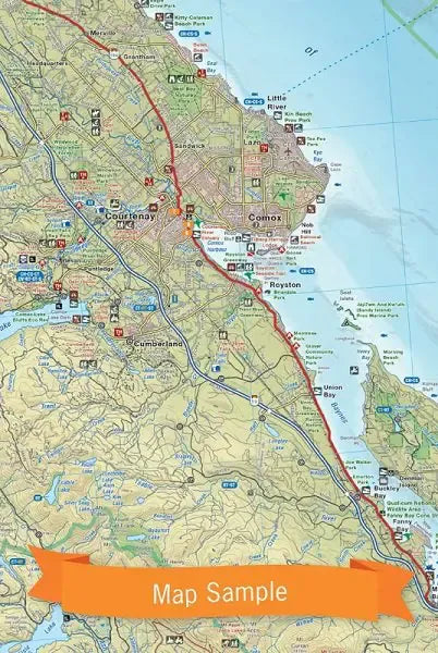 Vancouver Island (North) Map