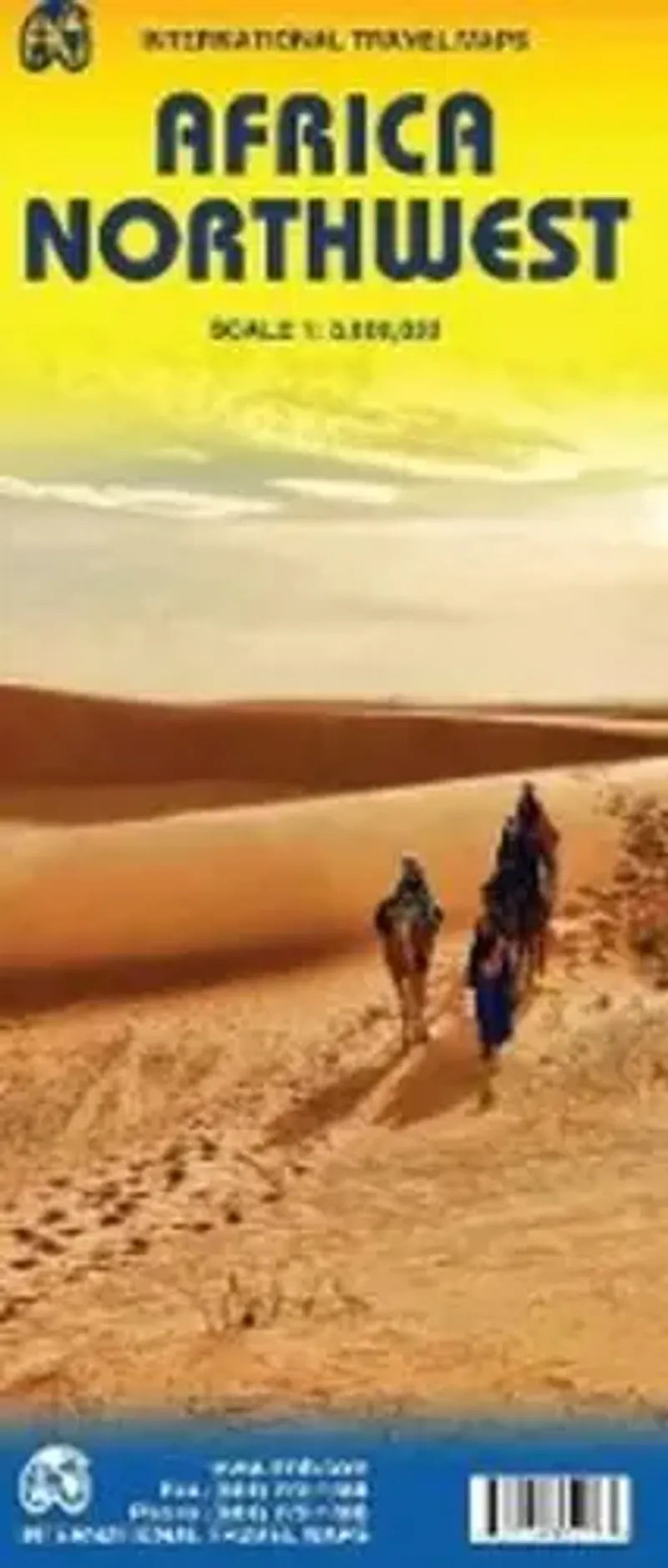 Africa Northwest Travel Map