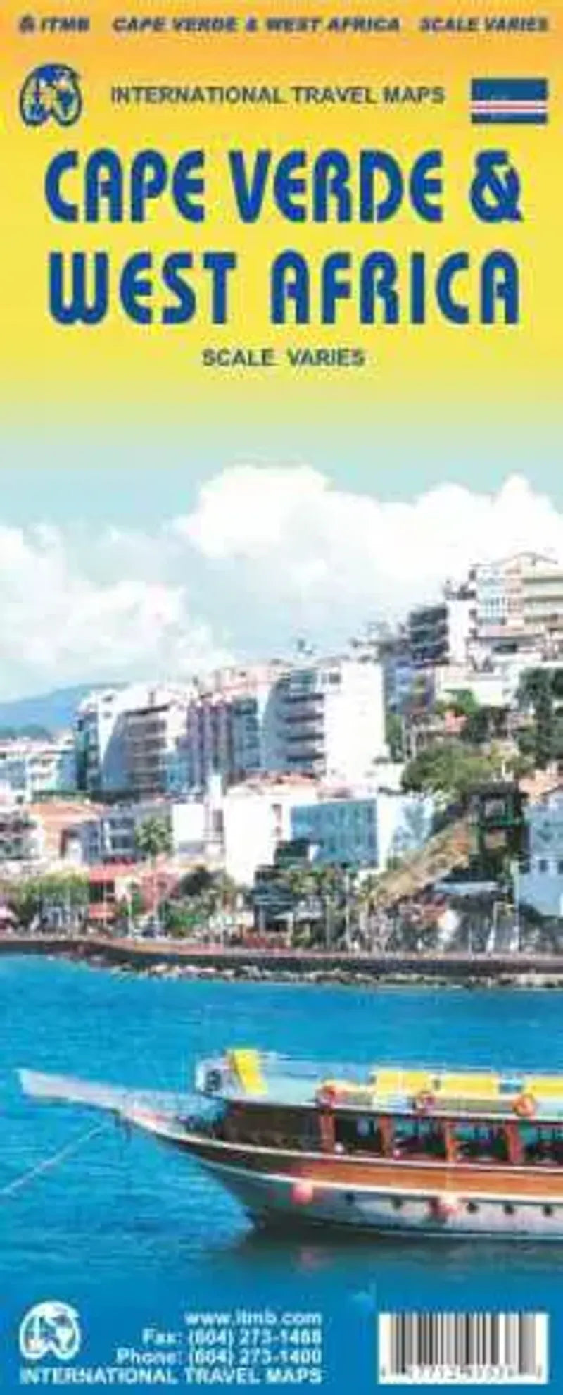 Cape Verde Islands Travel Map