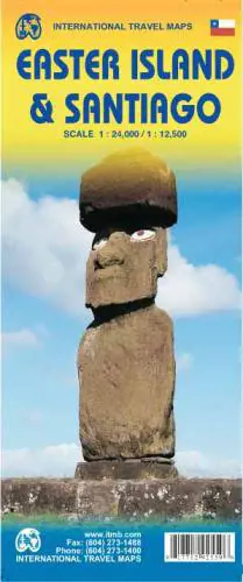 Easter Island & Santiago Travel Map
