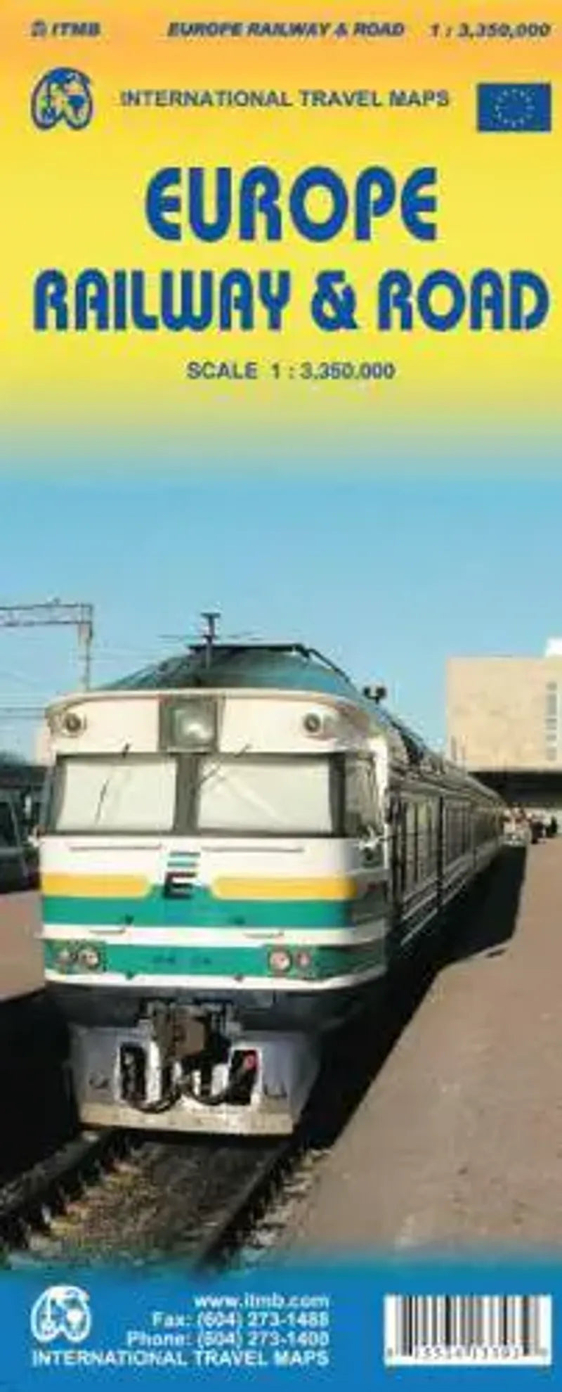 Europe Road & Railways Map