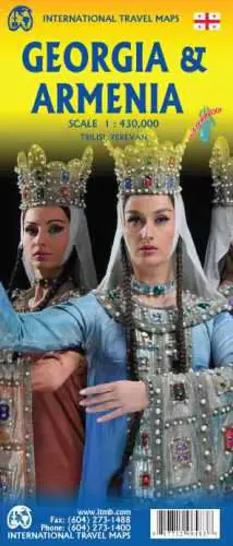 Georgia & Armenia Travel Map