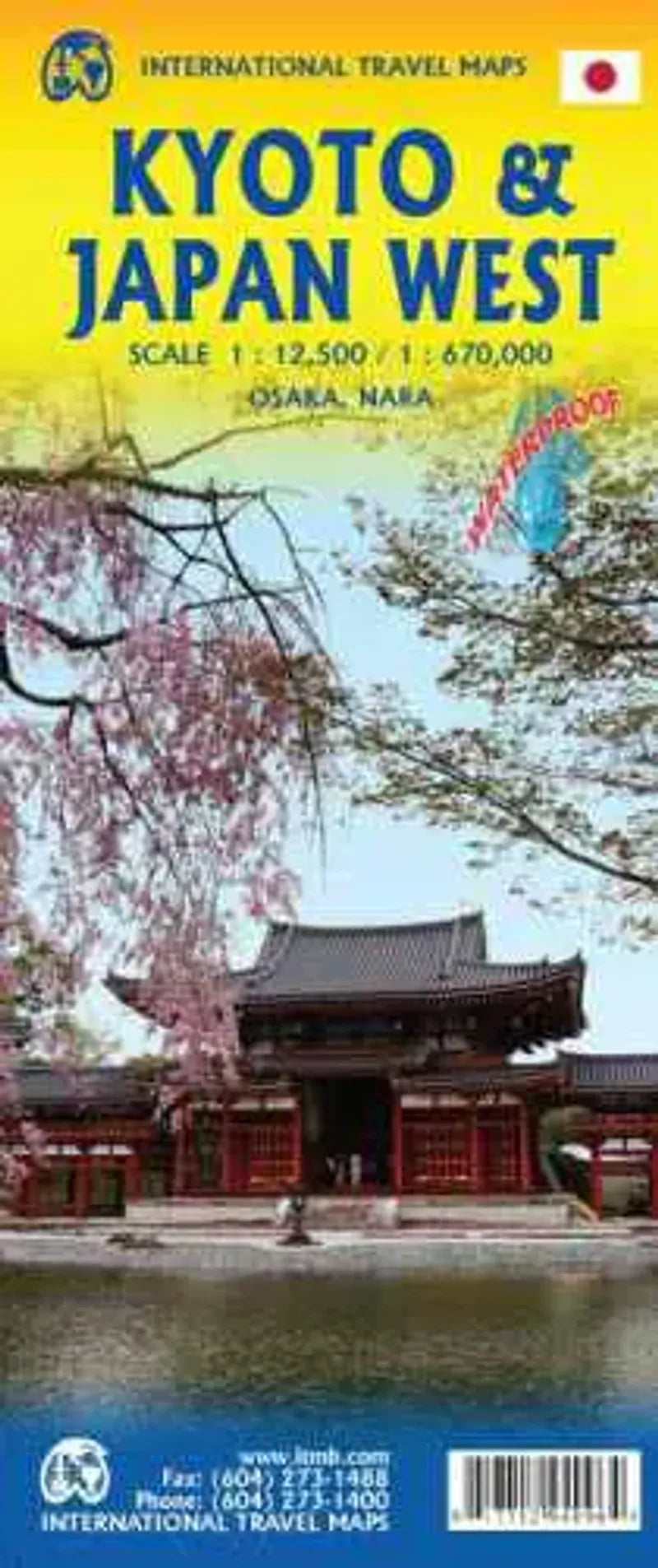Kyoto & Japan West Travel Map