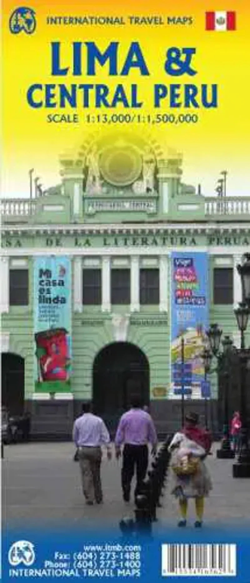Lima & Central Peru Travel Map