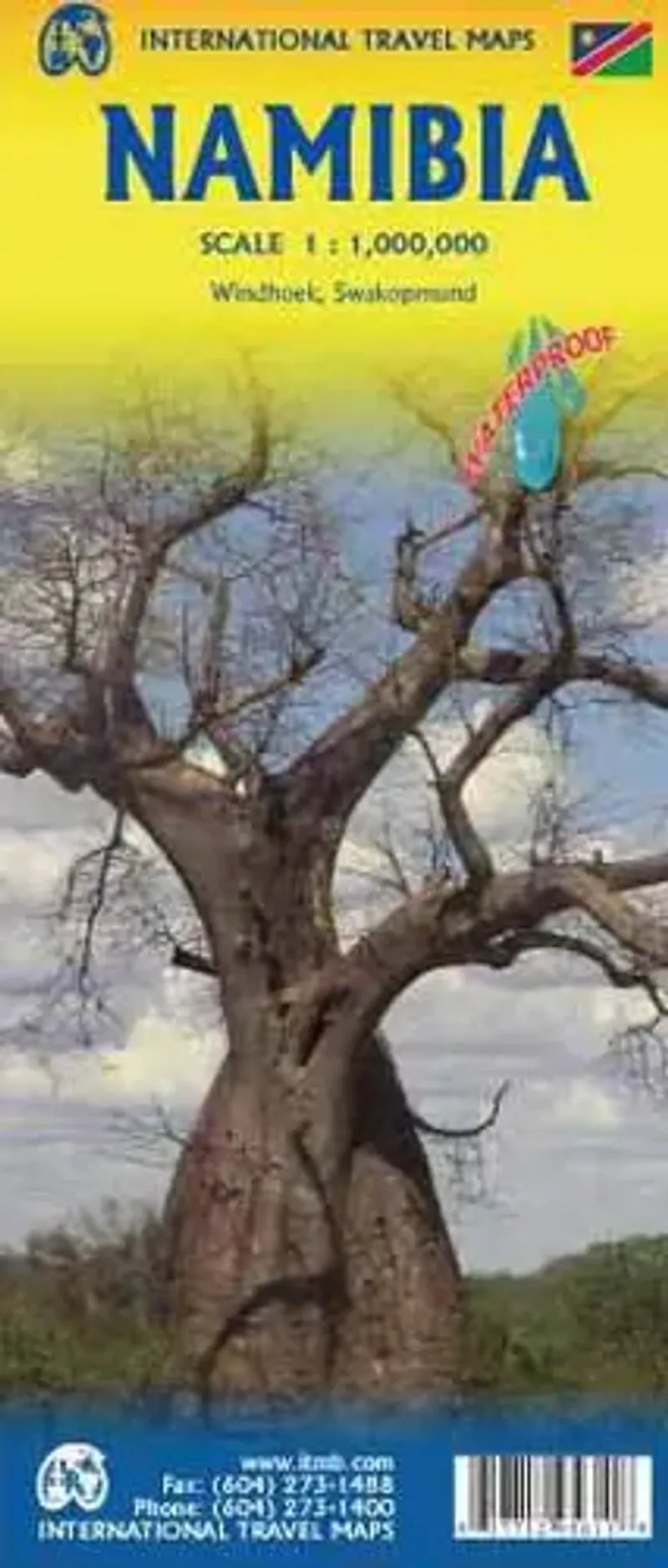 Namibia Travel Map