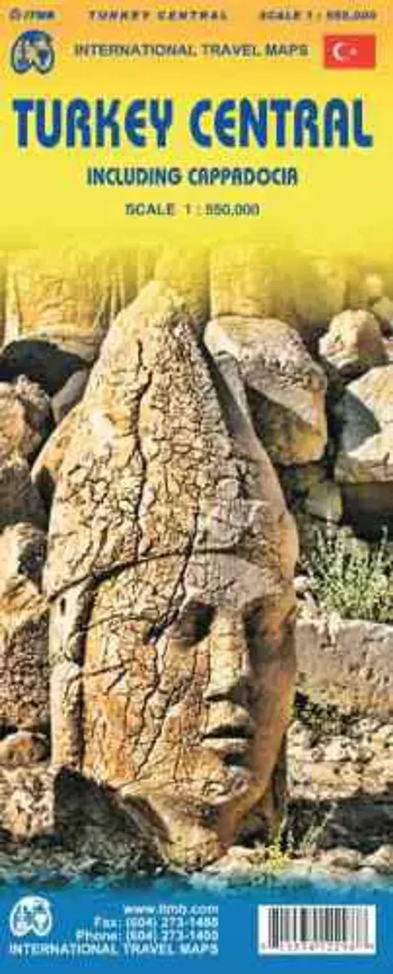 Turkey Central Travel Map