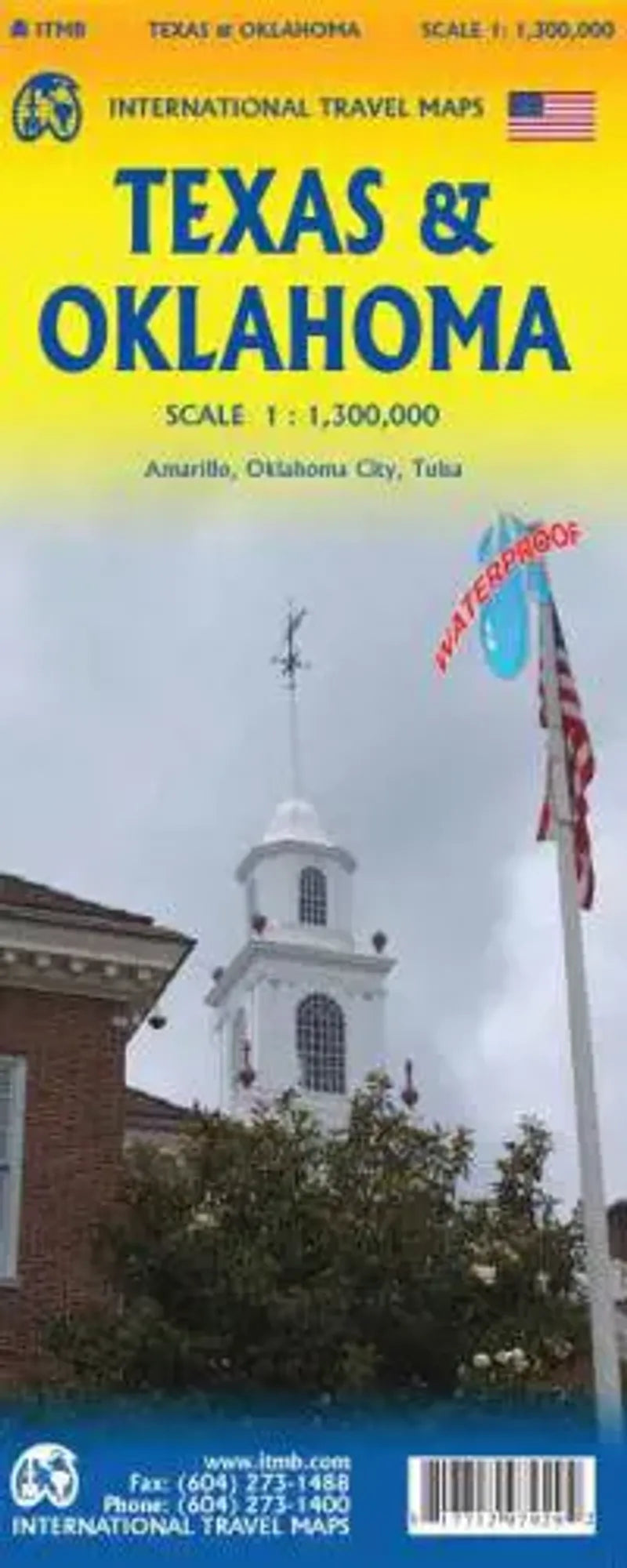 Texas & Oklahoma Road Map