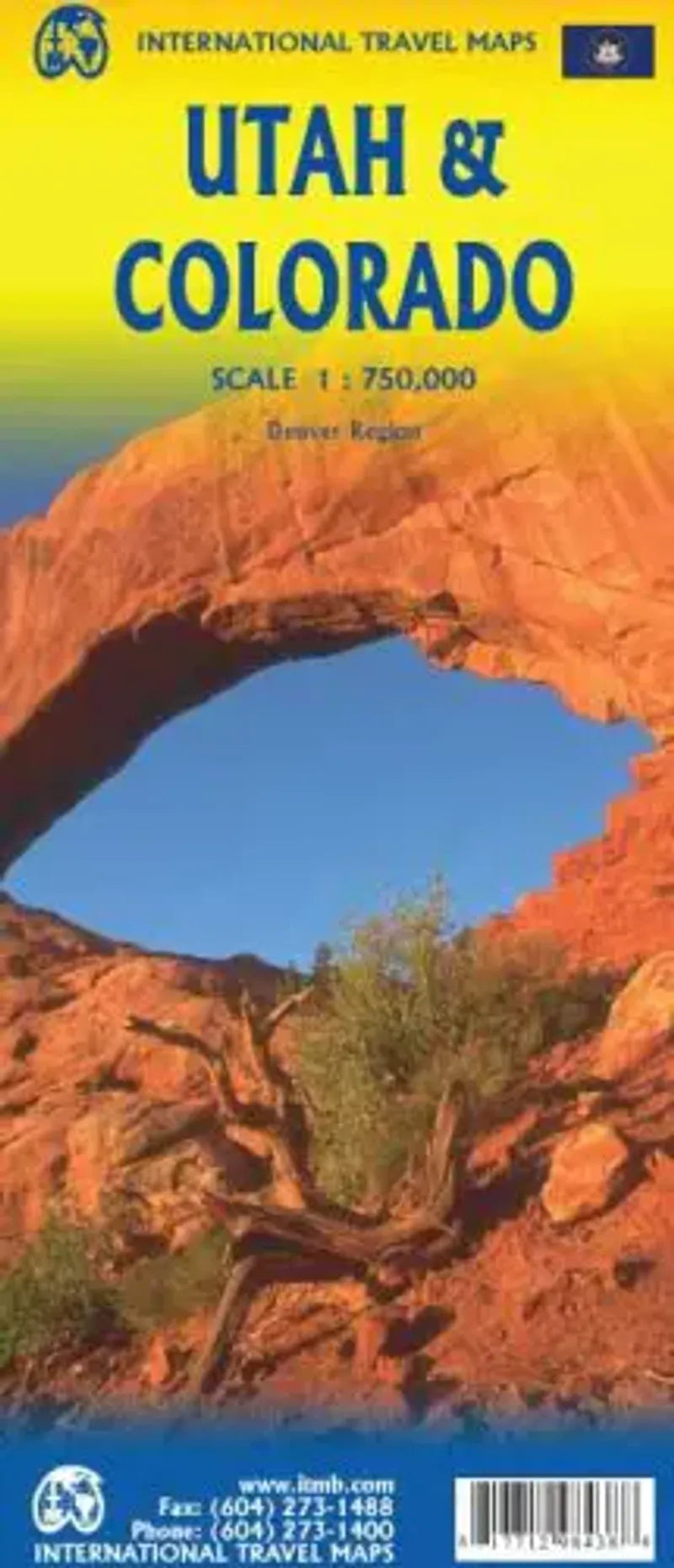 Utah, Colorado Road Map