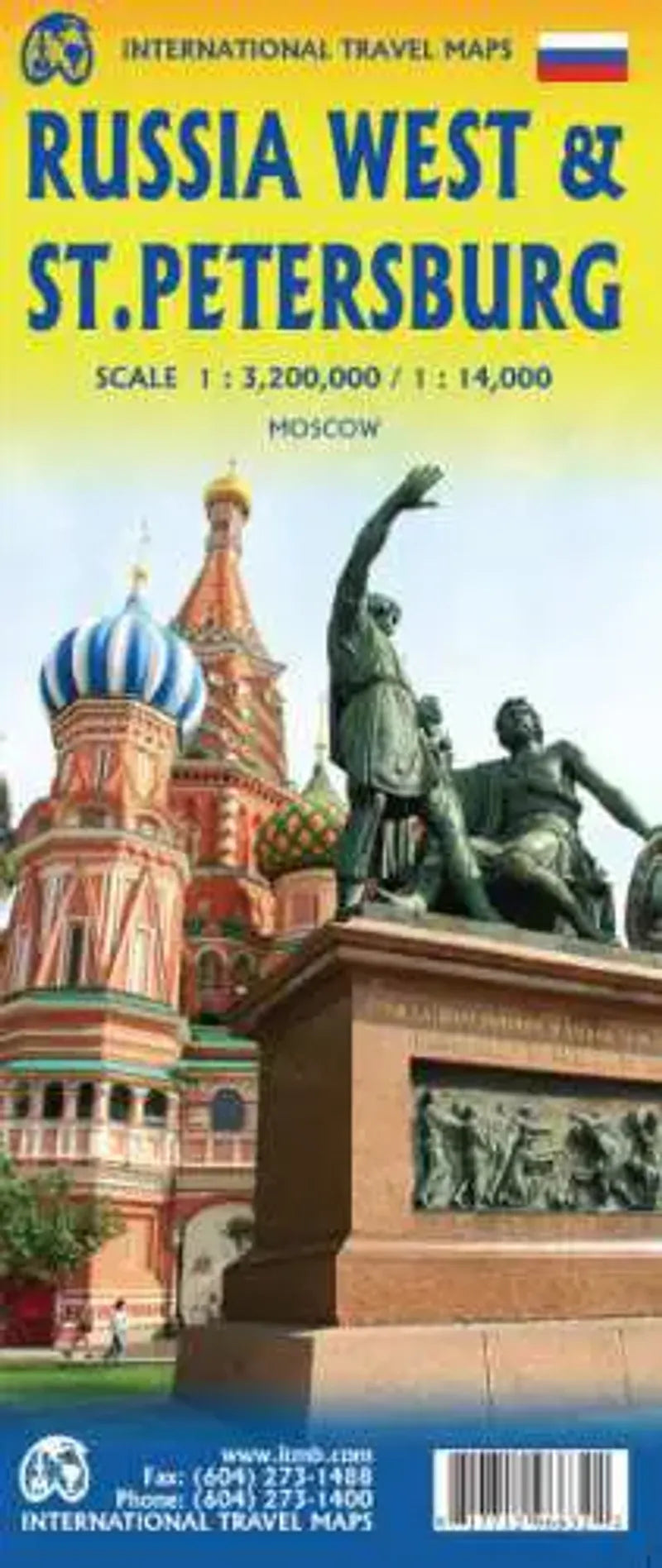 Western Russia Travel Map