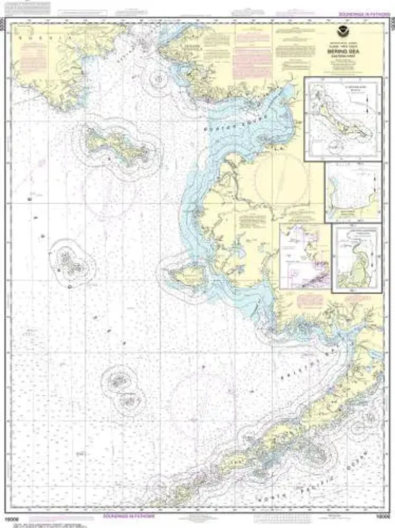 Nautical Chart 16006, Bering Sea (Eastern Part)