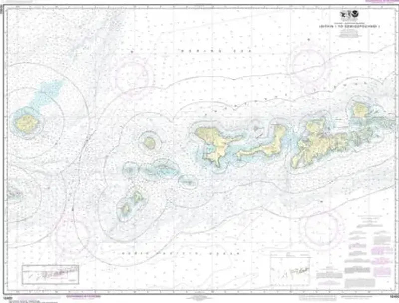 Nautical Chart 16460, Igitkin to Semisopochnoi Island, Aleutians