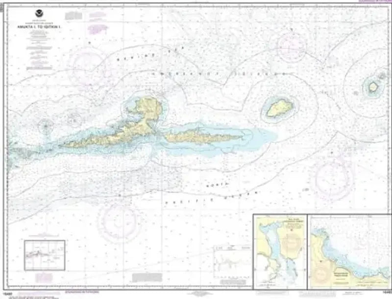 Nautical Chart 16480, Amukta to Igitkin Island, Aleutians