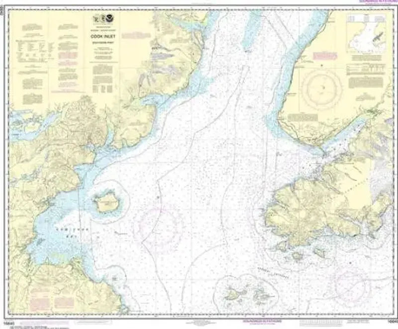 Nautical Chart 16640, Cook Inlet South
