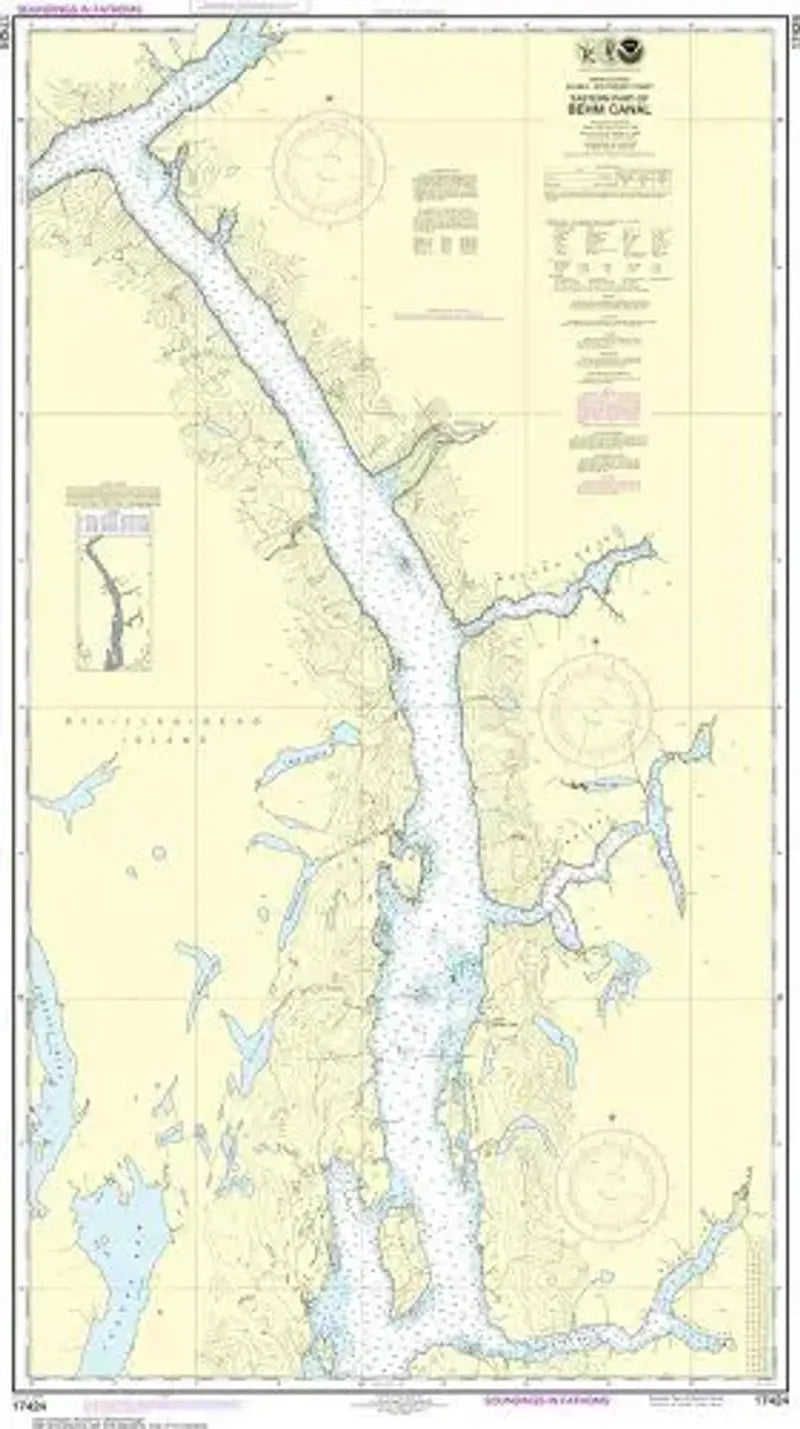 Nautical Chart 17424, Behm Canal East