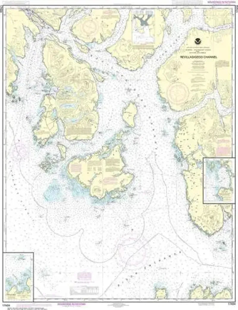 Nautical Chart 17434, Revillagigedo Channel